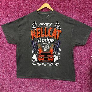 Dodge Hellcat SRT Racing Car Poster T-Shirt 3X